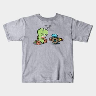 Dinosaur Trick or Treating Kids T-Shirt